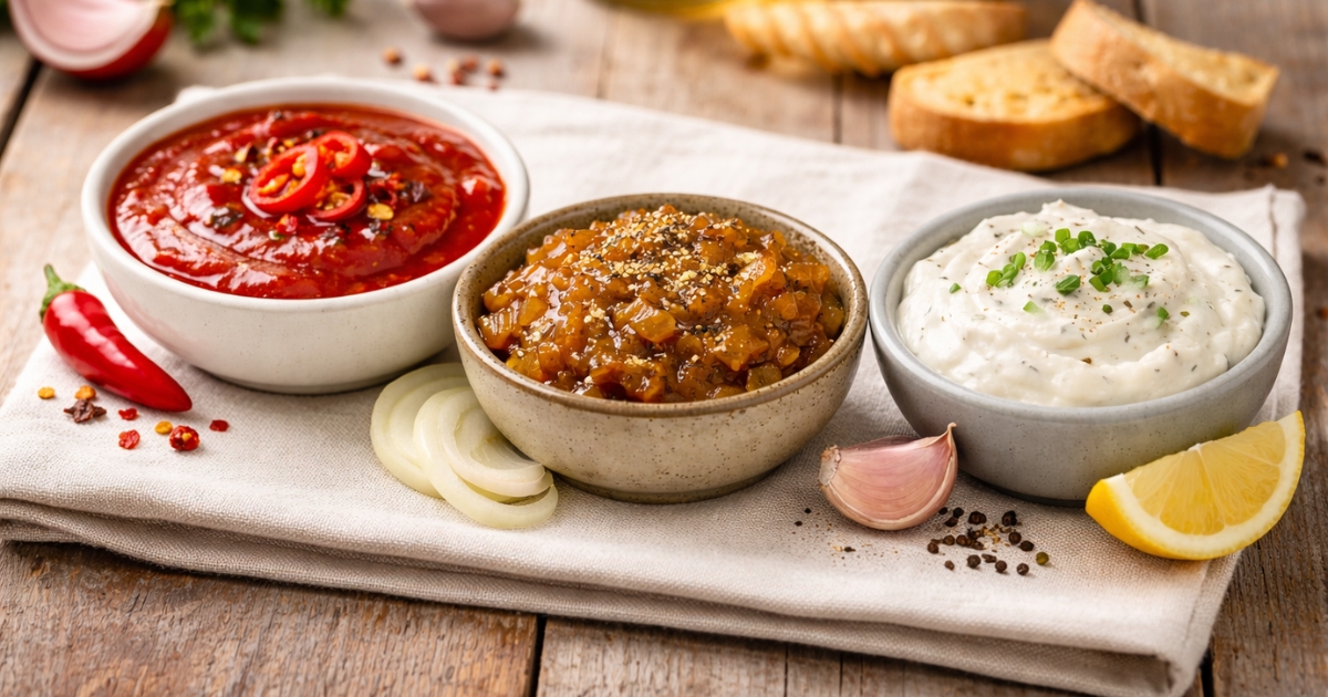 nejlepší dipy ke grilování klobás